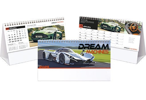 Dream Machines Desk Calendar